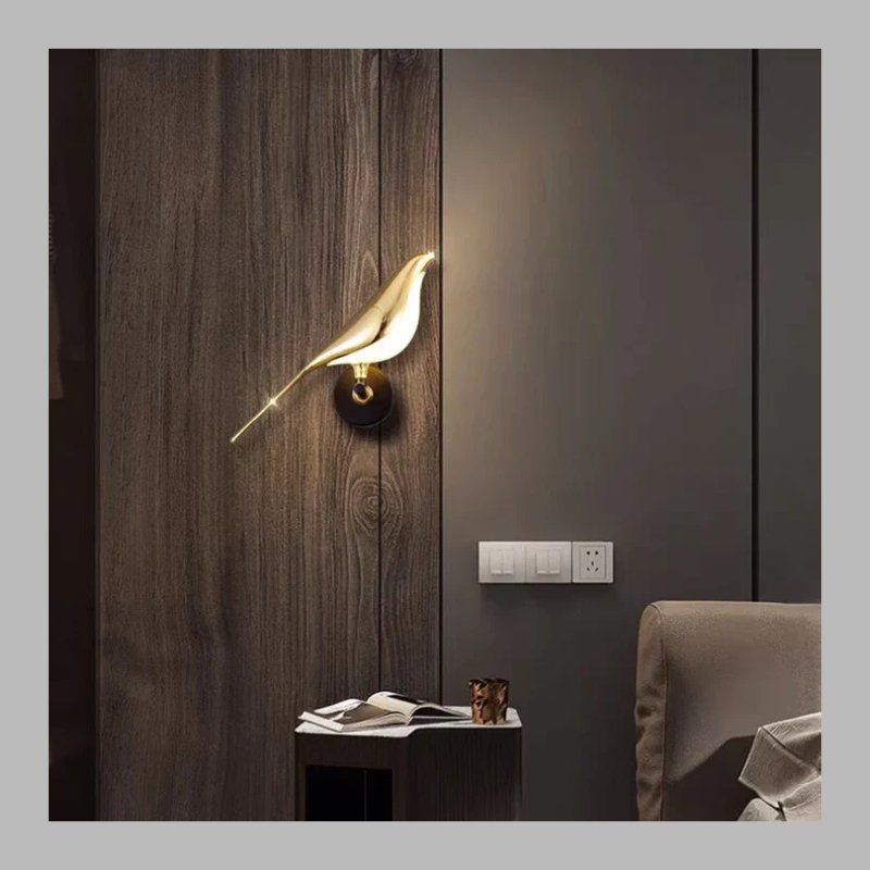 Regal Bird Wall Light – Elegant Artistic LED Wall Lamp