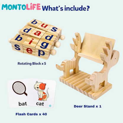 Twist & Learn Set – Interactive Letter Spinner for Spelling Practice