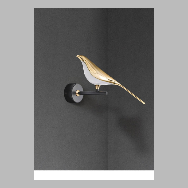 Regal Bird Wall Light – Elegant Artistic LED Wall Lamp