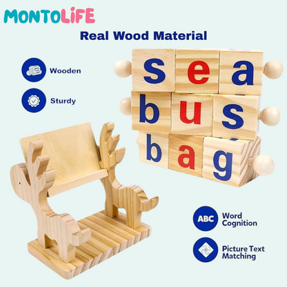 Twist & Learn Set – Interactive Letter Spinner for Spelling Practice