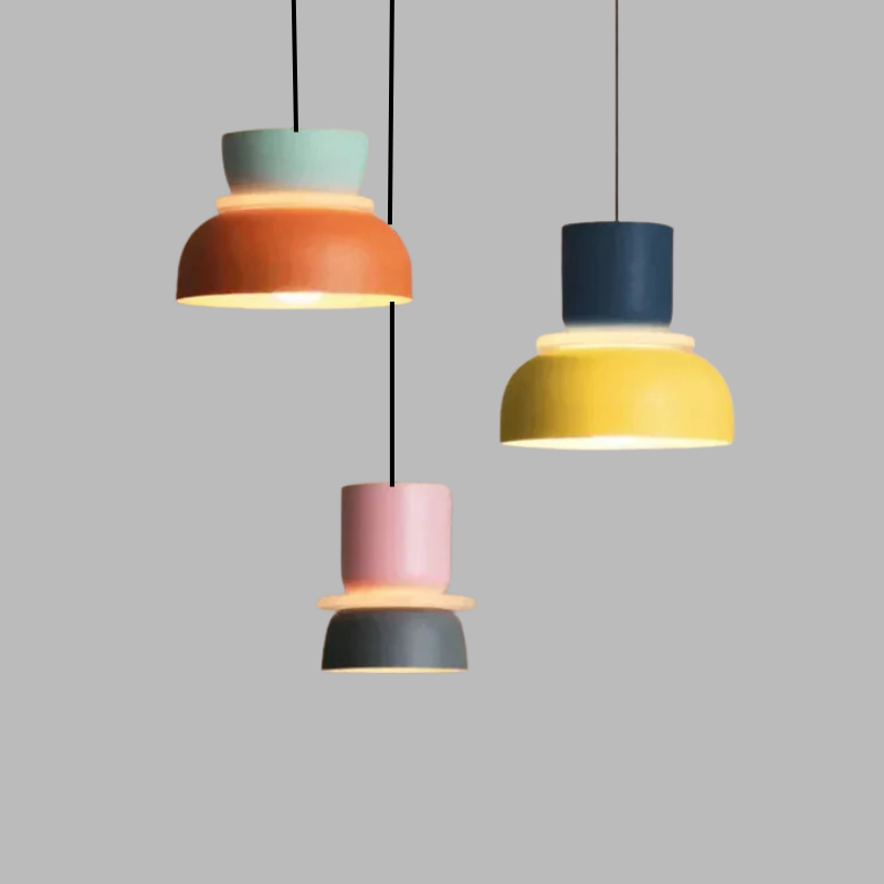 Nordic Pastel Pendant Lamp – Modern Hanging Light Fixture