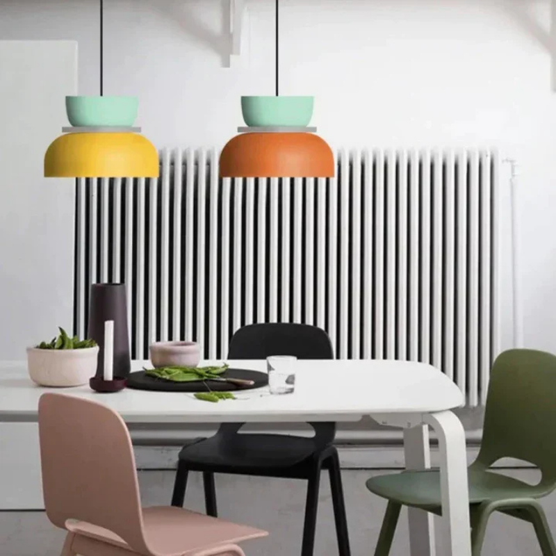 Nordic Pastel Pendant Lamp – Modern Hanging Light Fixture