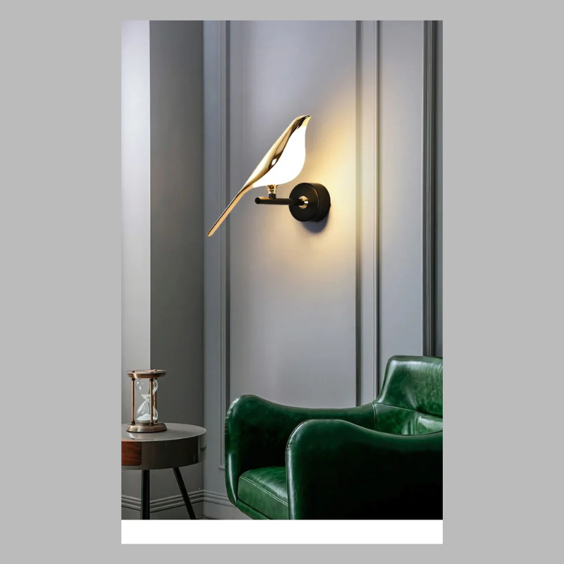 Regal Bird Wall Light – Elegant Artistic LED Wall Lamp