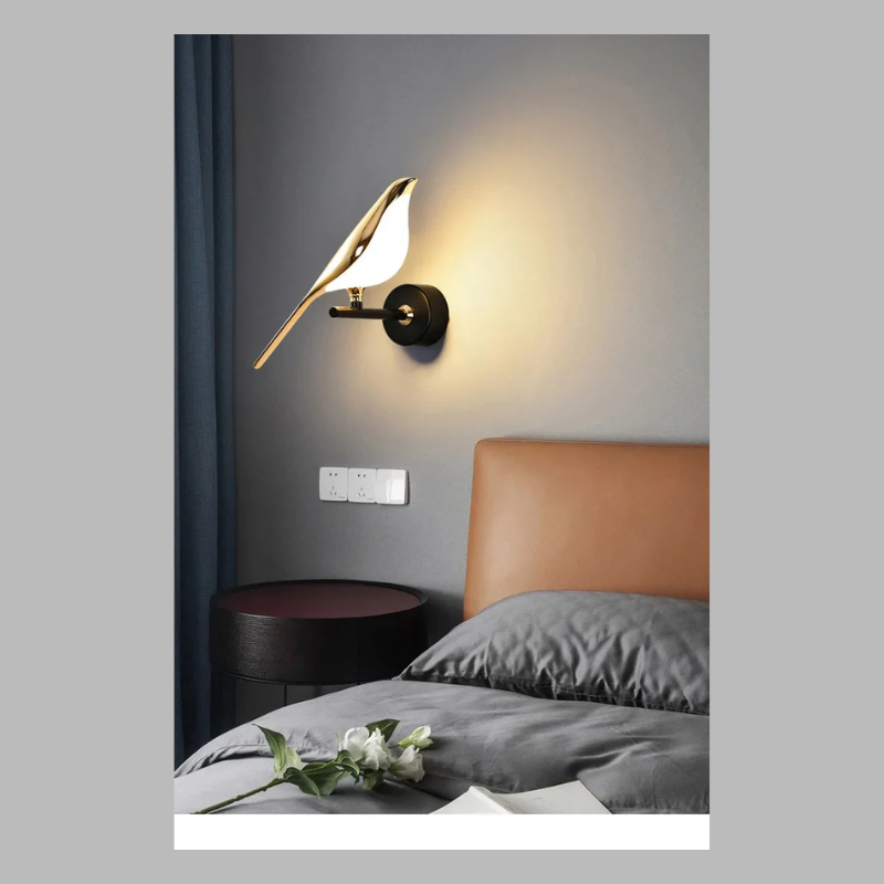 Regal Bird Wall Light – Elegant Artistic LED Wall Lamp