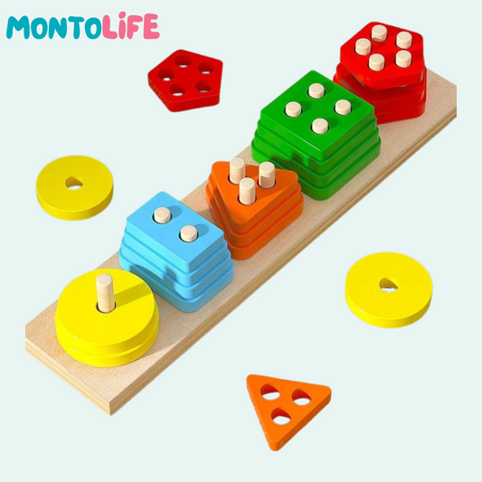 Creative Building Blocks – Wooden Educational Construction Set