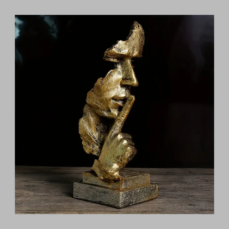Modern Artistic Face Sculpture – Decorative Accent Piece