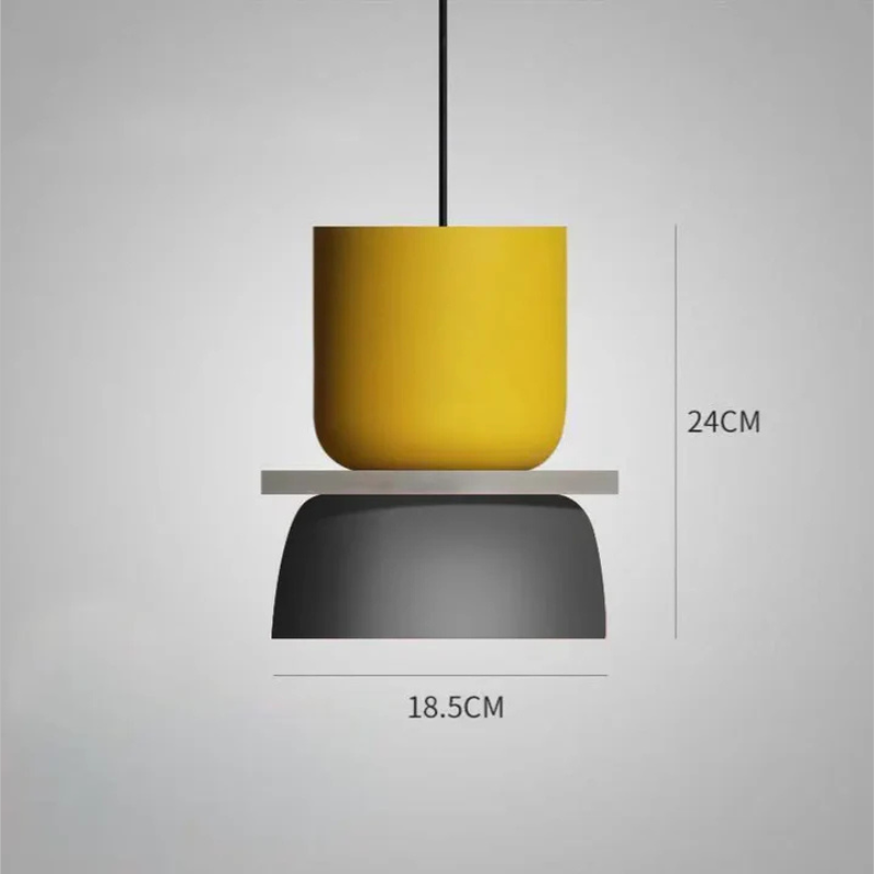 Nordic Pastel Pendant Lamp – Modern Hanging Light Fixture