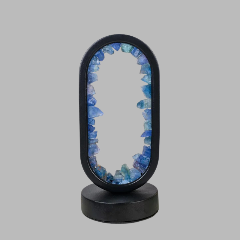 Natural Amethyst Healing Lamp – Calming Crystal Glow for Relaxation
