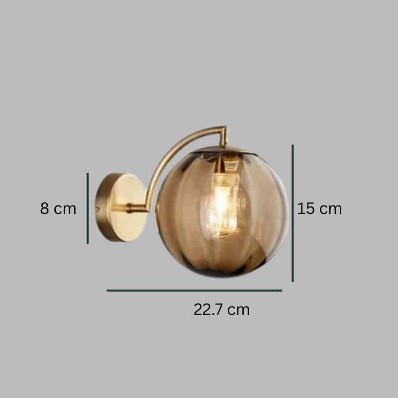 Contemporary Glass Wall Light – Elegant Modern Home Illumination