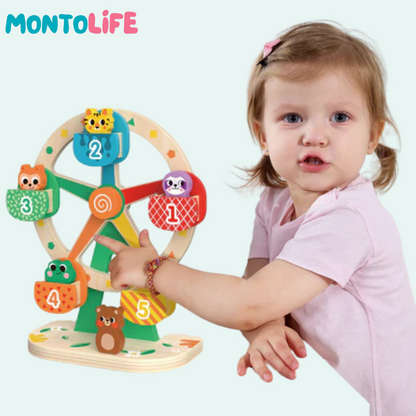 Wooden Ferris Wheel – Charming Spinning Toy for Creative Play