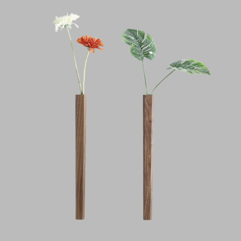 Minimalist Floating Wall Vase – Modern Decorative Flower Holder