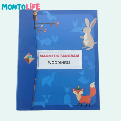 Logic Puzzle Book – Magnetic Tangram Learning Adventure