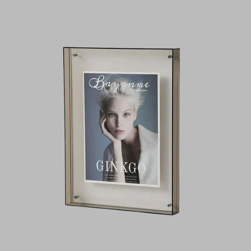 Vibrant Acrylic Photo Frame – Modern Transparent Colorful Display