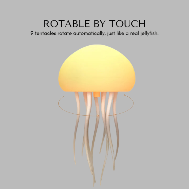 Smart LED Jellyfish Lamp – Colorful Lifelike Underwater Dance Light