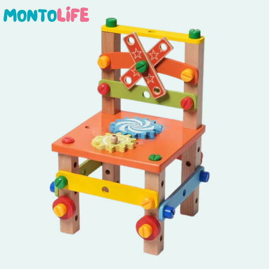DIY Wooden Chair – Hands-On Construction Toy for Creative Thinkers