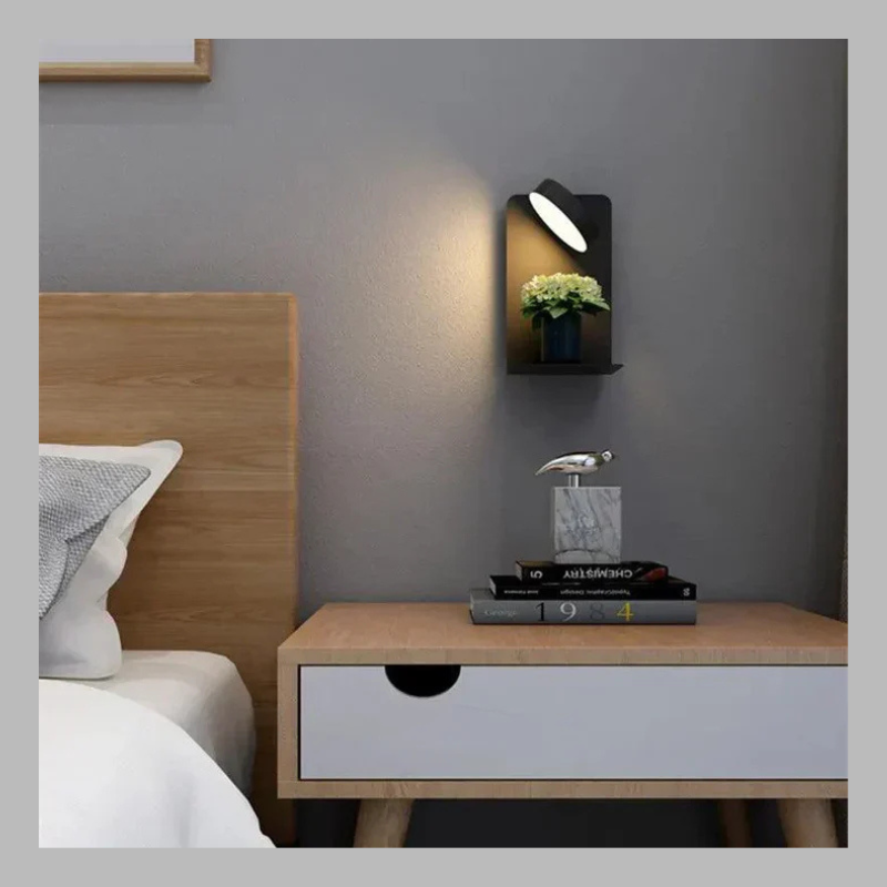 Wall Mounted Night Light – 330° Rotatable Design with Integrated Charging Station