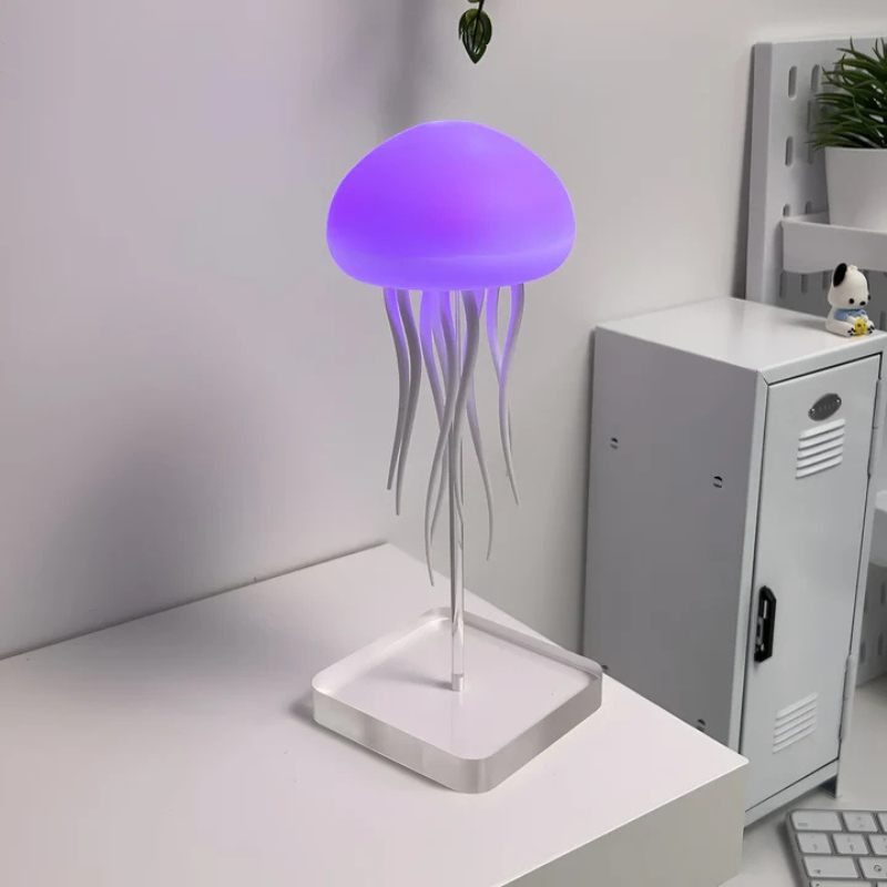 Smart LED Jellyfish Lamp – Colorful Lifelike Underwater Dance Light