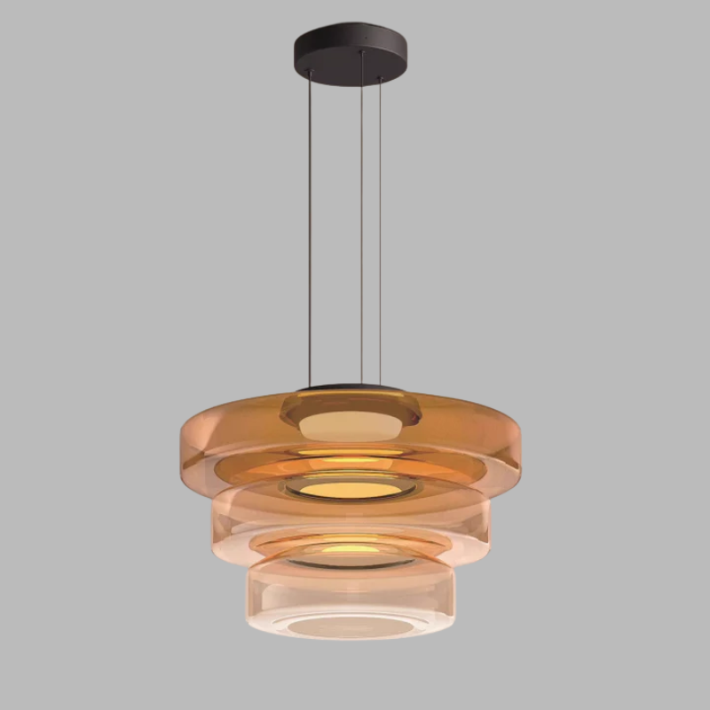 Bauhaus Glass Pendant Light – Modern LED Hanging Lamp