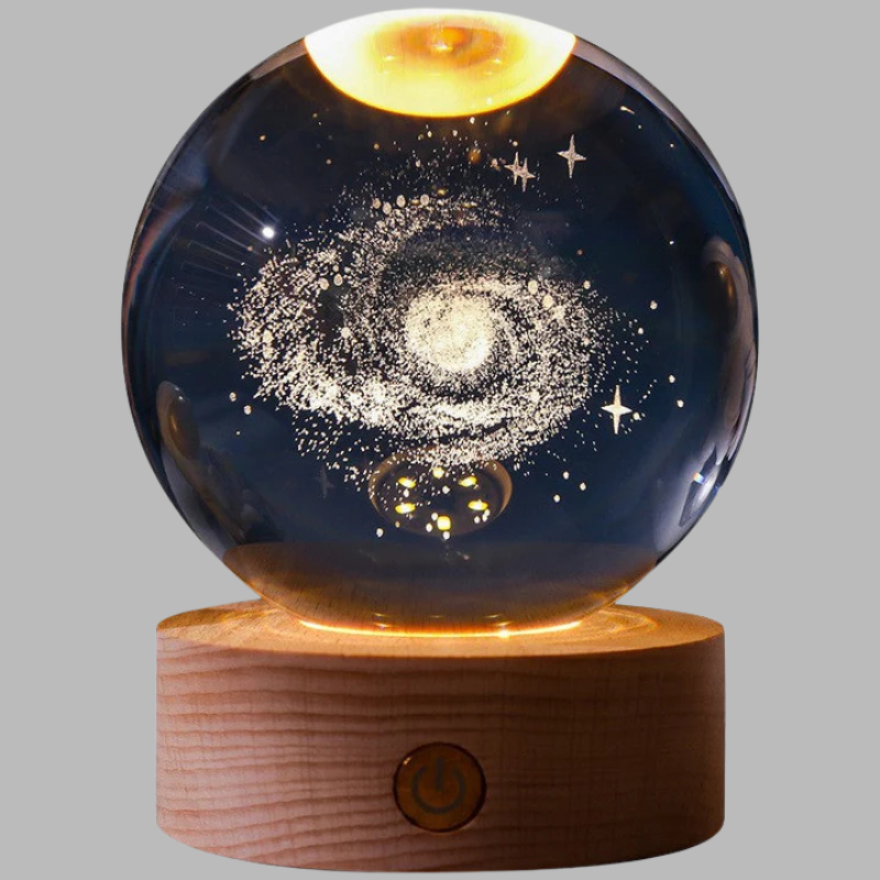 3D Crystal Globe Light – Elegant Creative LED Sphere