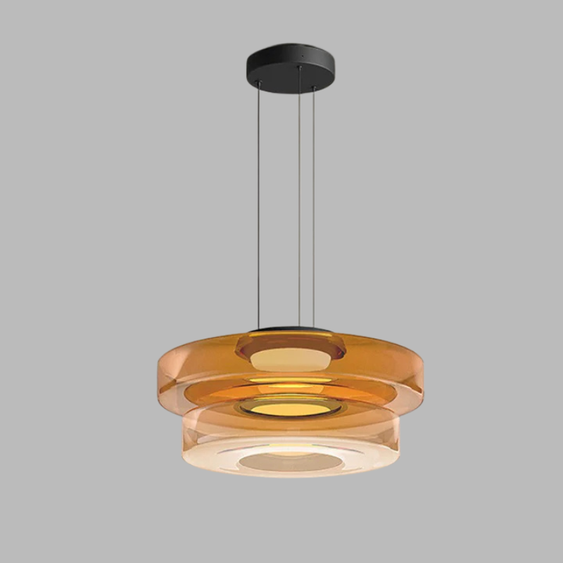 Bauhaus Glass Pendant Light – Modern LED Hanging Lamp