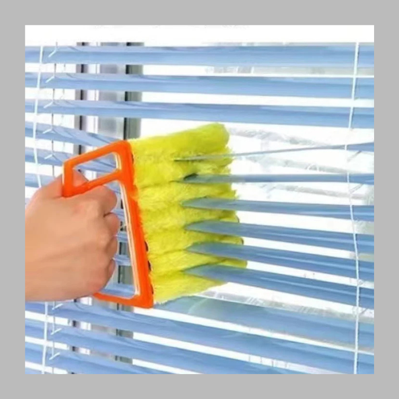 DoublePack Microfiber Blind Cleaner – 2-in-1 Dust Brush for Easy Window Care