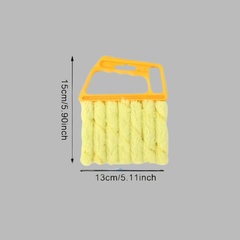 DoublePack Microfiber Blind Cleaner – 2-in-1 Dust Brush for Easy Window Care