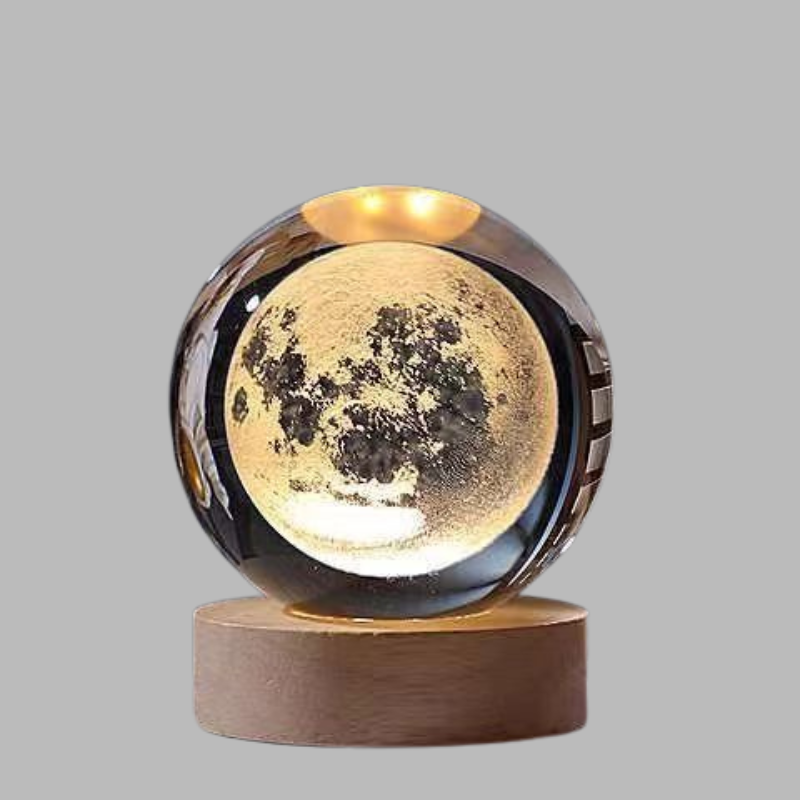3D Crystal Globe Light – Elegant Creative LED Sphere