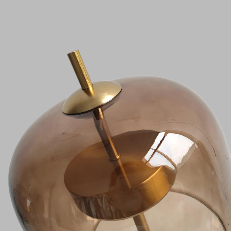 Scandinavian Glass Table Lamp – Modern Nordic Design Stylish Lighting