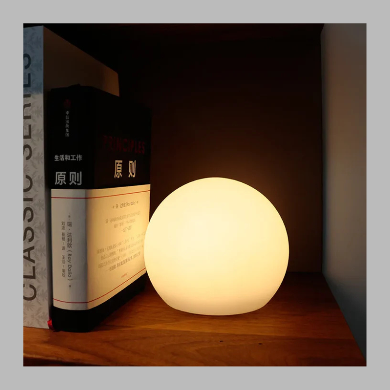 Vibrant Color-Shifting LED Globe Table Lamp – Modern Mood Lighting Decor