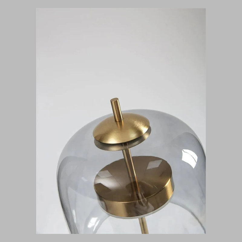 Scandinavian Glass Table Lamp – Modern Nordic Design Stylish Lighting