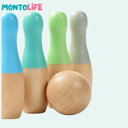 Wooden Bowling Kit – Active Learning Through Play
