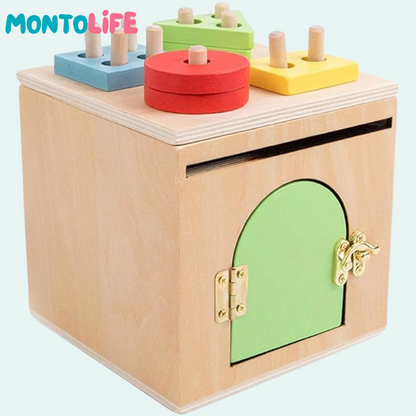 Ultimate Sorting Station – 6-in-1 Wooden Educational Learning Tool