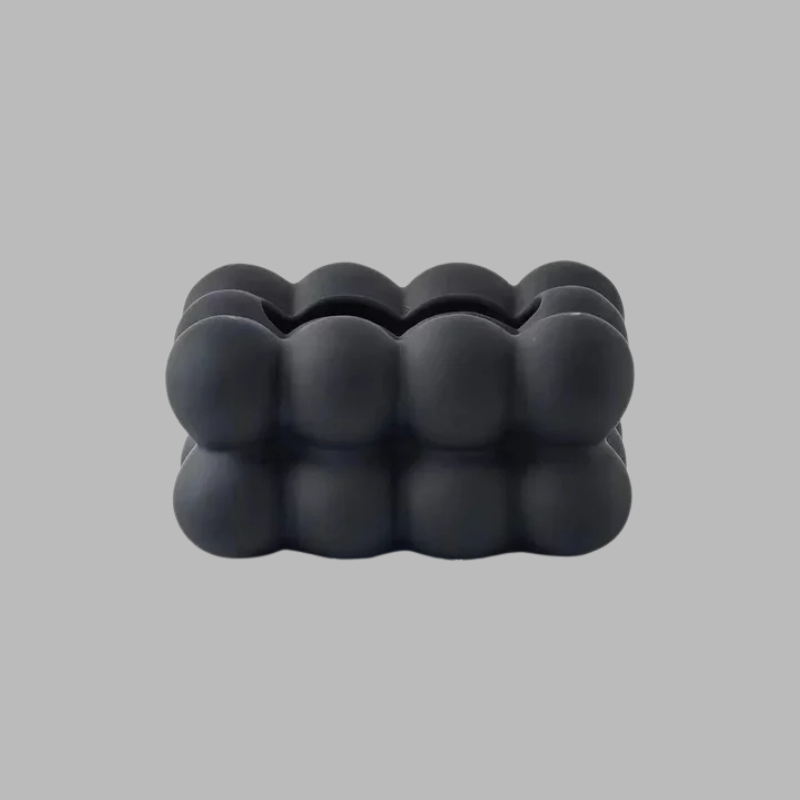 Stylish Ceramic Bubble Tissue Box – Modern Vibrant Home Decor