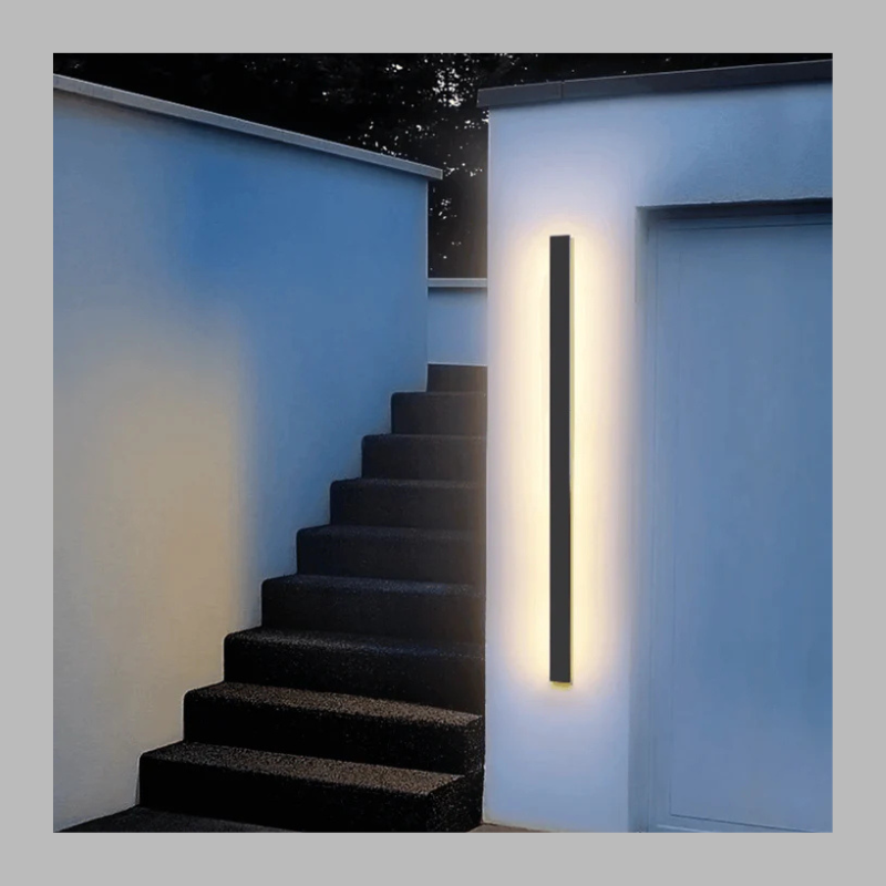 Sleek Waterproof LED Wall Light – Ultra-Modern Outdoor Illumination