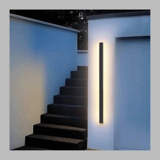 Sleek Waterproof LED Wall Light – Ultra-Modern Outdoor Illumination