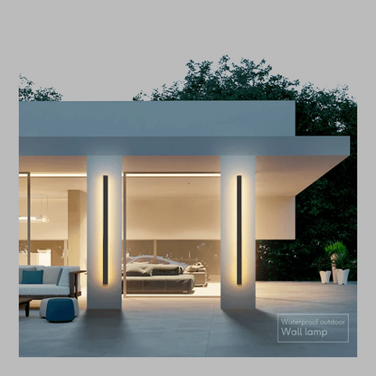 Sleek Waterproof LED Wall Light – Ultra-Modern Outdoor Illumination