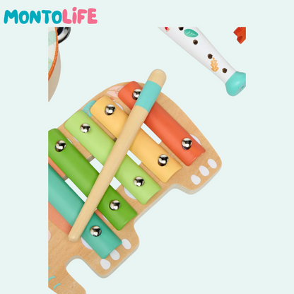 Wooden Music Set – Educational Musical Toy for Toddlers & Kids