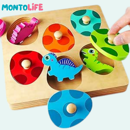 Dinosaur Egg Matching Game – Interactive STEM Learning & Sorting Toy