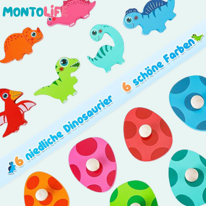 Dinosaur Egg Matching Game – Interactive STEM Learning & Sorting Toy