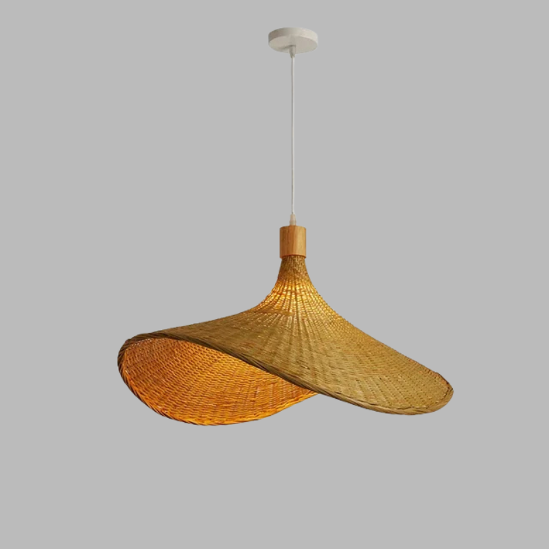 Handmade Bamboo Pendant Light – Sustainable Natural Hanging Lamp