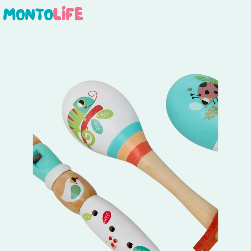 Wooden Music Set – Educational Musical Toy for Toddlers & Kids