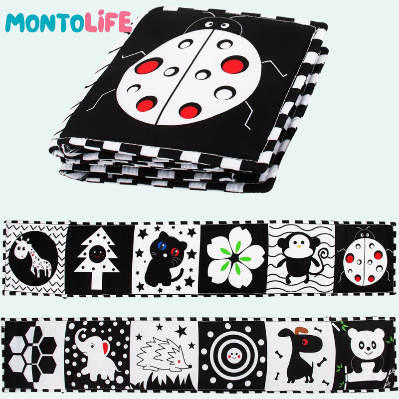 Visual Discovery Book – Contrast Play for Early Development