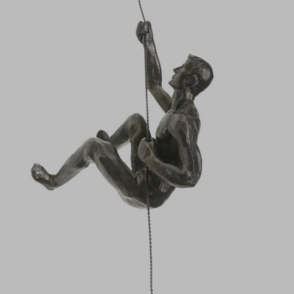 Creative Wall Sculpture Set – Modern 3D Climbing Man