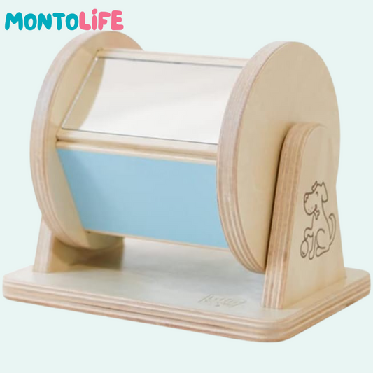 Rotating Sensory Drum – Wooden Early Learning & Development Toy