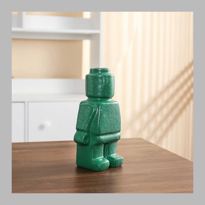 Pixel Brick Robot Planter – Geek Chic Succulent & Desk Décor