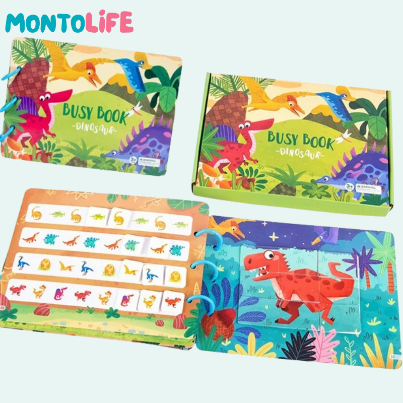 Interactive Sticker Learning Book - Hands-On Skill Building for Little Minds