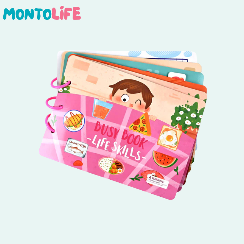 Interactive Sticker Learning Book - Hands-On Skill Building for Little Minds