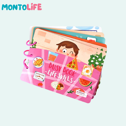 Interactive Sticker Learning Book - Hands-On Skill Building for Little Minds