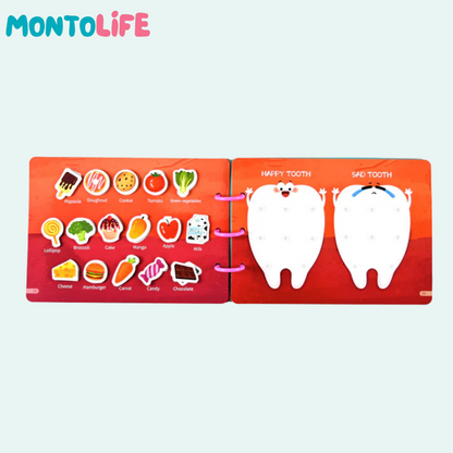 Interactive Sticker Learning Book - Hands-On Skill Building for Little Minds