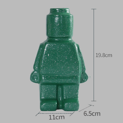 Pixel Brick Robot Planter – Geek Chic Succulent & Desk Décor